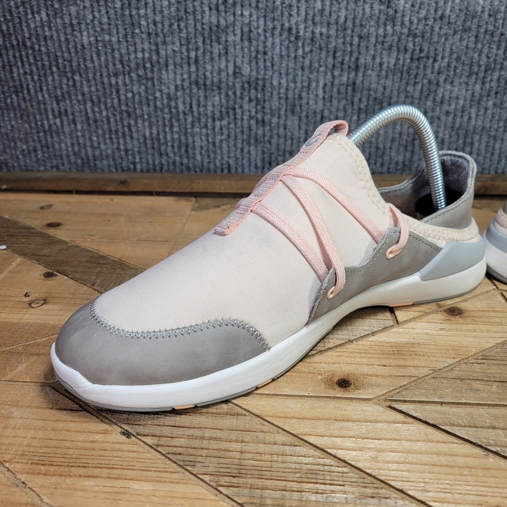 Olukai MikiLi Women's Slip On Sneakers, Size 9 Pearl Blush/Pale Grey Shoes - Picture 5 of 13